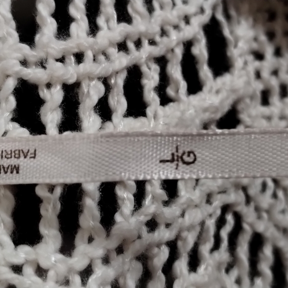 FREE PEOPLE WOMEN LONG SLEEVE CROCHET EYE LITE ZIP UP SWEATER - Picture 8 of 11